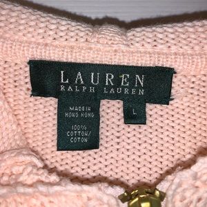 Ralph Lauren wine rose knitted sweater